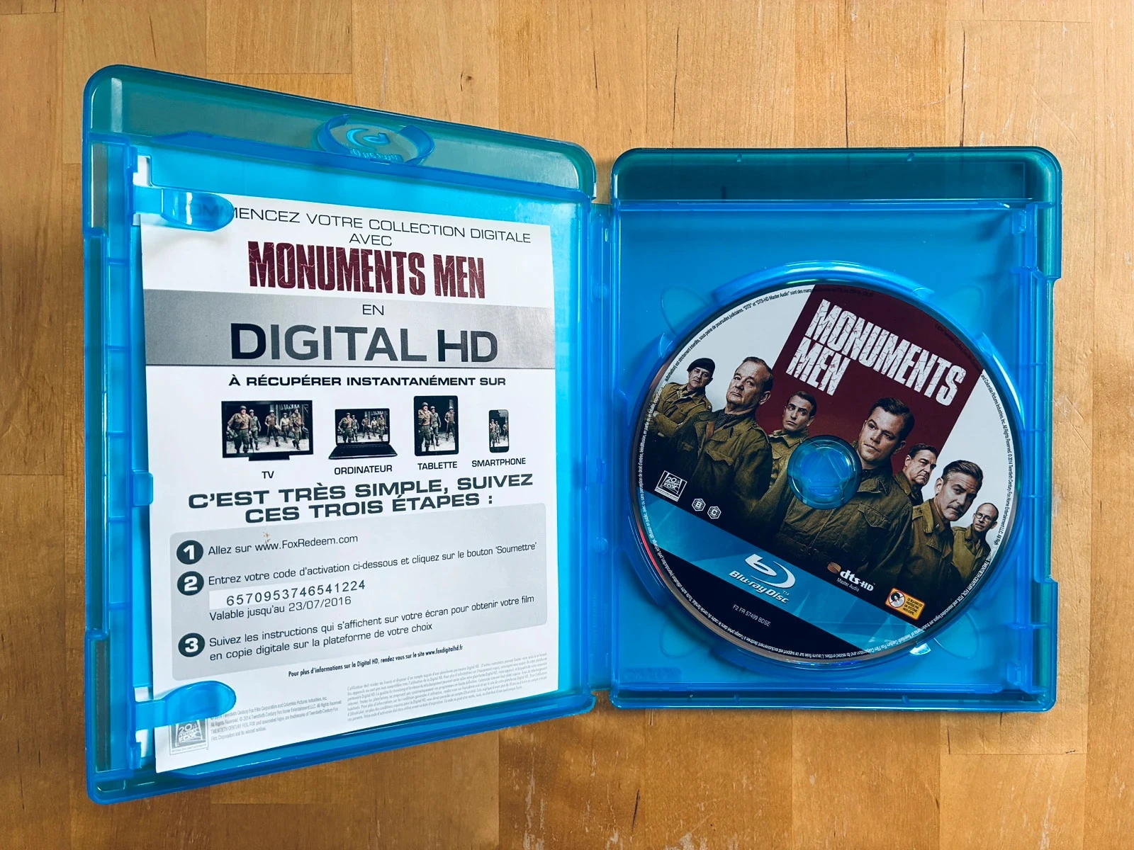 Blu-ray Monuments Men. – photo 2